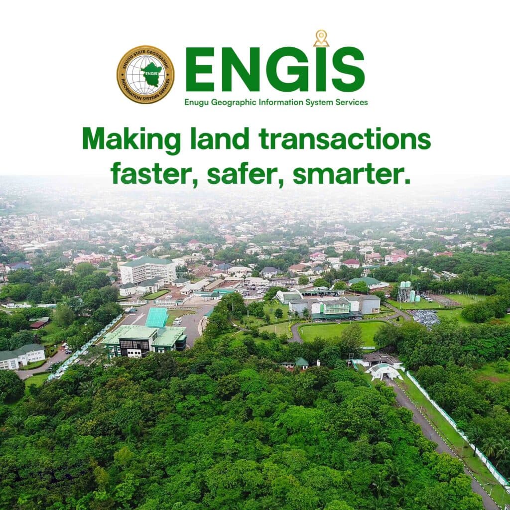 Aerial view of Enugu State